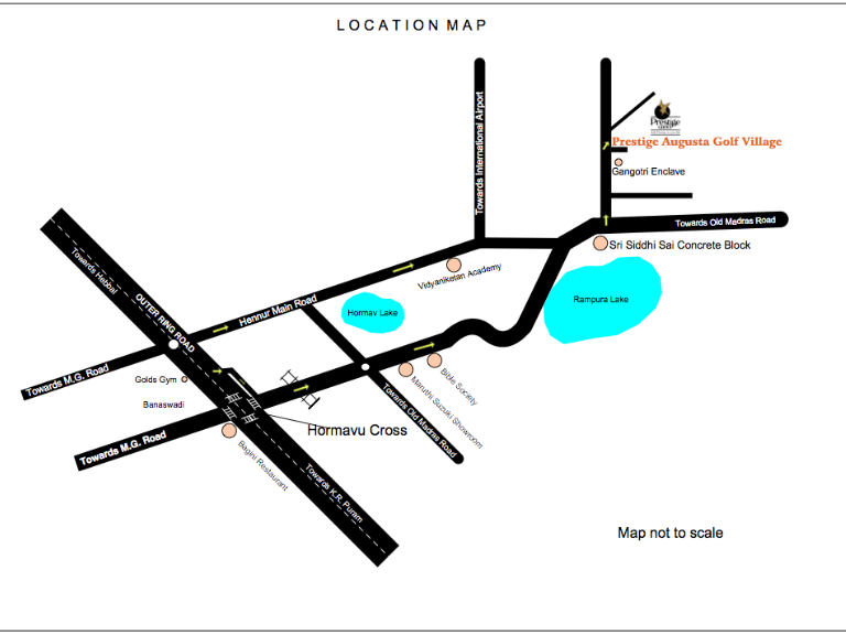 Prestige Augusta Golf Village Location